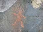 Anthropomorphic petroglyph