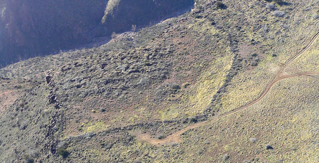Aerial photo of Squaw Creek Pueblo